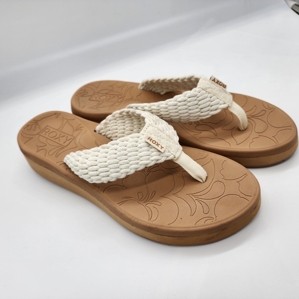 Roxy Crochet Platform Sandals